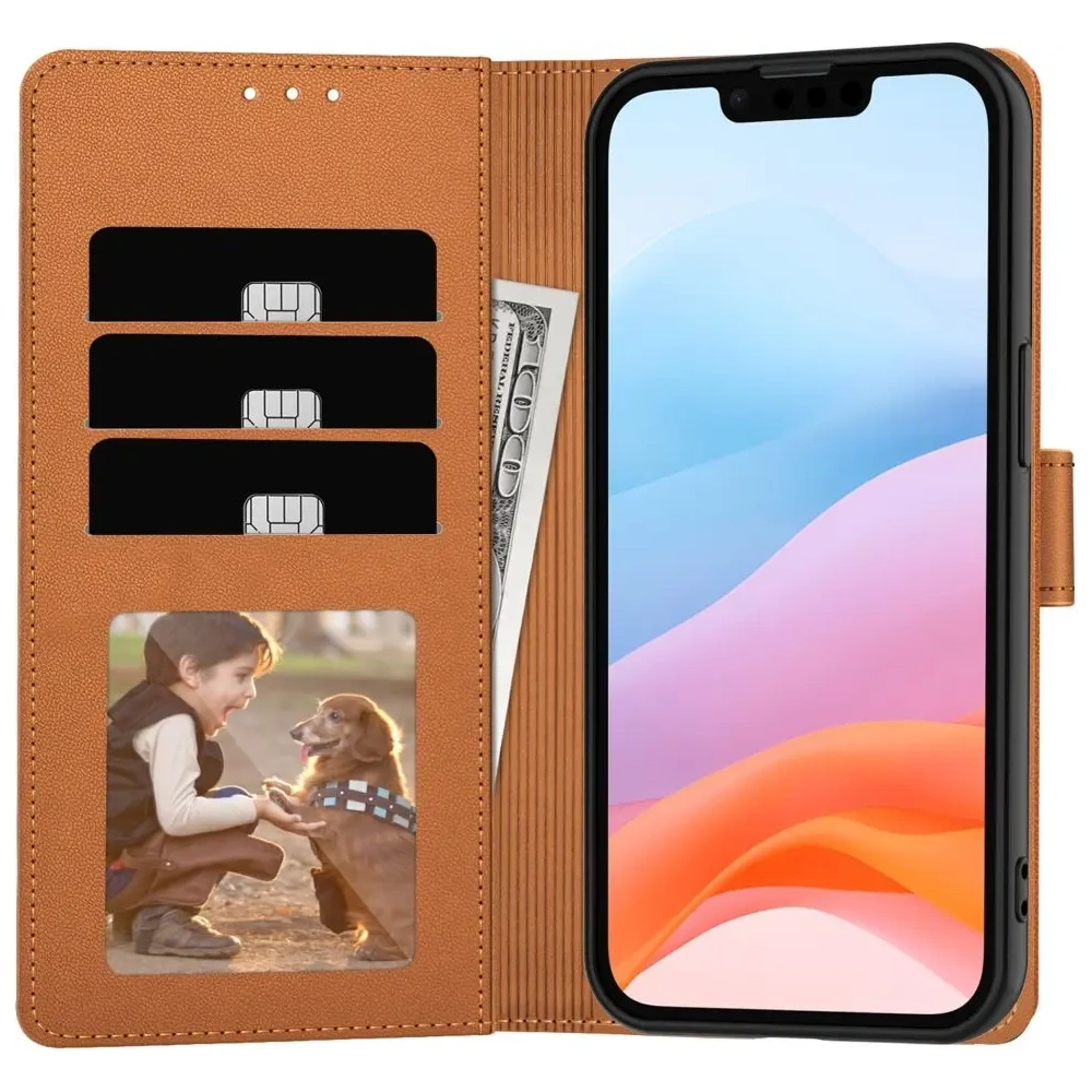 Hurtownia GSM - Tech-Protect pénztárca Apple iPhone 16e Dióbarna - THP3930 - {ean13} - Hurt