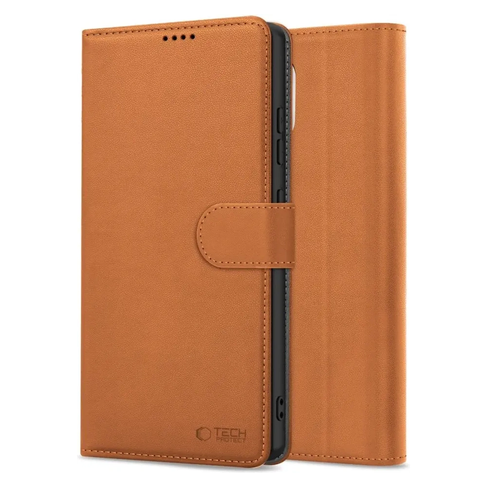 Hurtownia GSM - Etui z klapką Tech-Protect Wallet Apple iPhone 16e Saddle Brown - THP3930 - {ean13} - Hurt