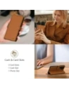 Hurtownia GSM - Tech-Protect pénztárca Apple iPhone 16e Dióbarna - THP3930 - {ean13} - Hurt