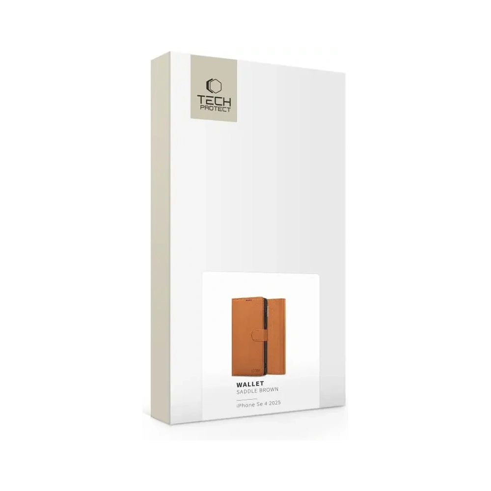 Hurtownia GSM - Tech-Protect pénztárca Apple iPhone 16e Dióbarna - THP3930 - {ean13} - Hurt