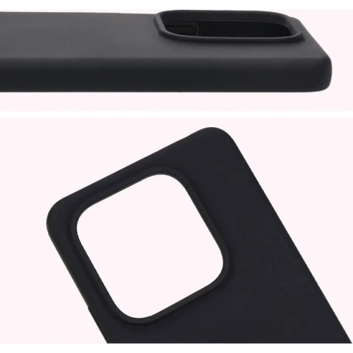 Silikonowe etui Bizon Soft Case do Xiaomi Redmi Note 14 5G czarne