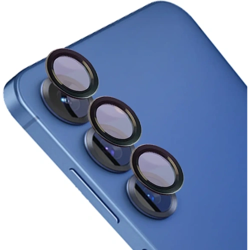 Szkło hartowane na aparat z aplikatorem Bizon Glass Snap Lens do Samsung Galaxy S25+ Plus czarne