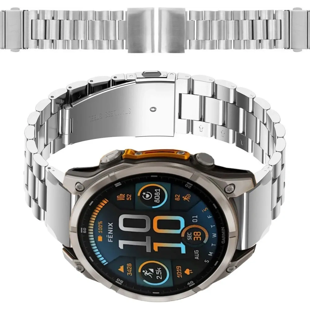 Hurtownia GSM - Bizon Strap Óra Aura Okosóra 22mm ezüst - BIZ8626 - {ean13} - Hurt