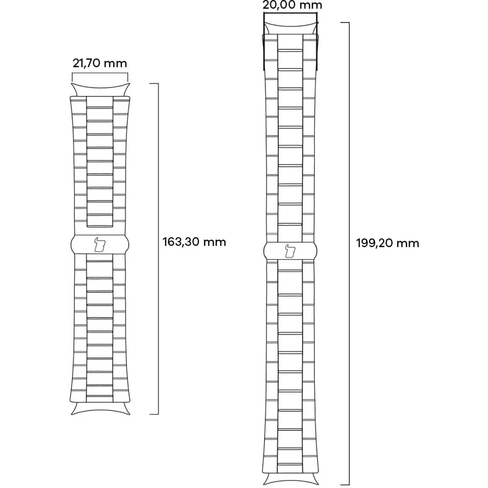 Hurtownia GSM - Bizon Strap Óra Aura Okosóra 22mm ezüst - BIZ8626 - {ean13} - Hurt