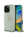 Etui Guess Grained Big 4G Logo Small Classic Logo do Apple iPhone 16 Pro Max zielony