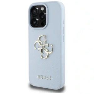 Hurtownia GSM - Etui Guess Grained Big 4G Logo Small Classic Logo do Apple iPhone 16 Pro modré - GUE4371 - {ean13} - Hurt