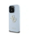 Hurtownia GSM - Etui Guess Grained Big 4G Logo Small Classic Logo do Apple iPhone 16 Pro modré - GUE4371 - {ean13} - Hurt