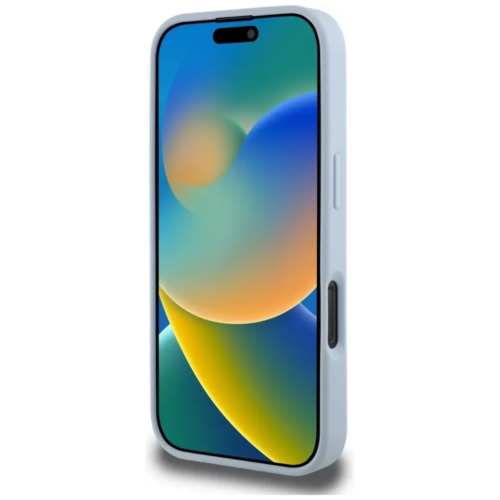 Hurtownia GSM - Guess Granulat Mare 4G Logo Mic Logo Clasic Apple iPhone 16 Pro albastru - GUE4371 - {ean13} - Hurt