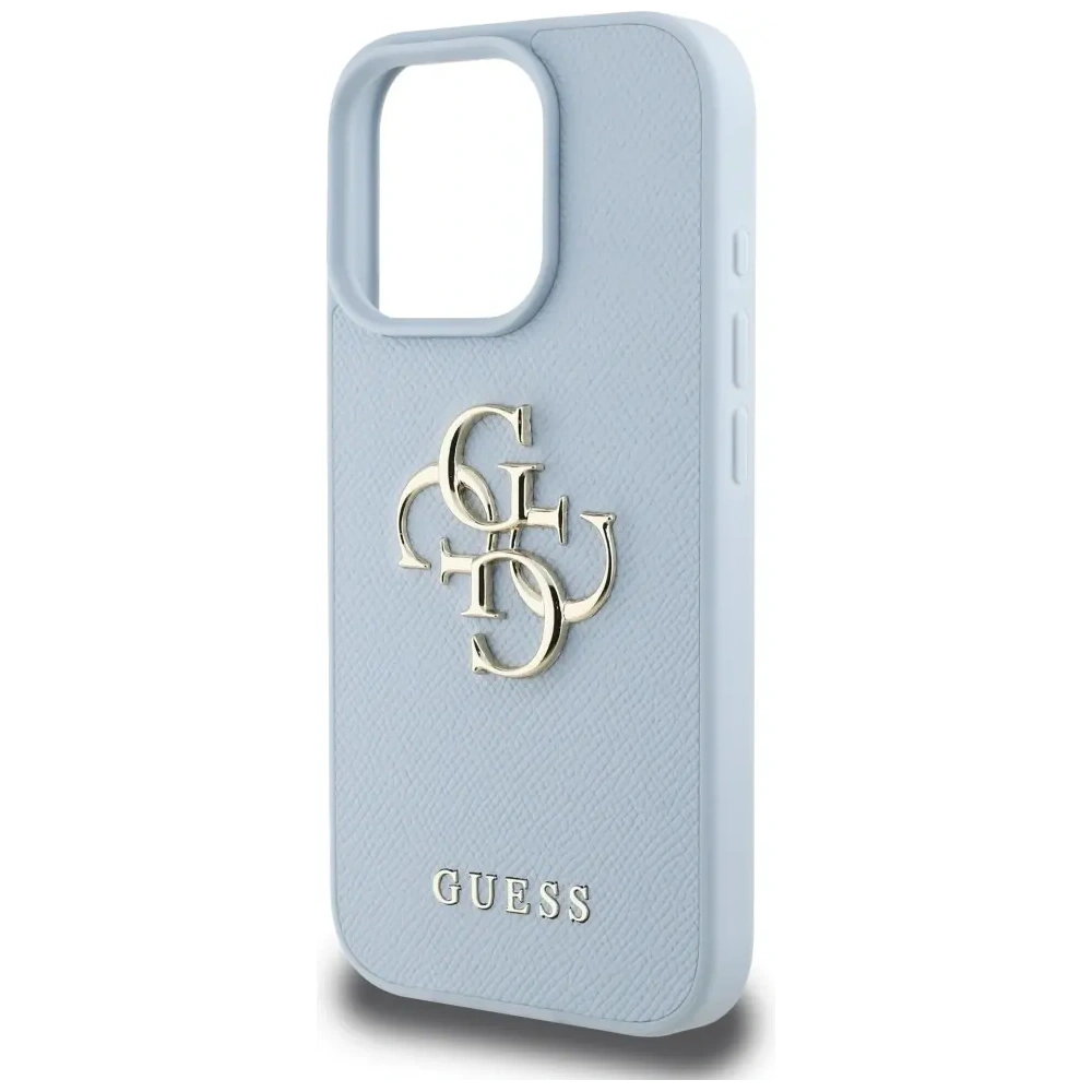 Hurtownia GSM - Etui Guess Grained Big 4G Logo Small Classic Logo do Apple iPhone 16 Pro modré - GUE4371 - {ean13} - Hurt
