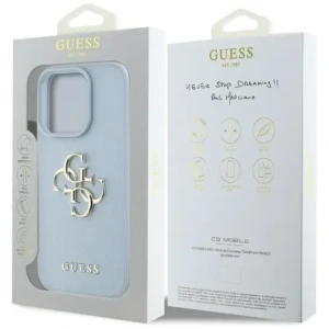 Hurtownia GSM - Etui Guess Grained Big 4G Logo Small Classic Logo do Apple iPhone 16 Pro modré - GUE4371 - {ean13} - Hurt