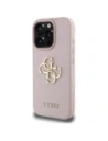 Hurtownia GSM - Guess Logo mic clasic Grained Big 4G Apple iPhone 16 Pro roz - GUE4372 - {ean13} - Hurt