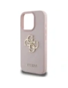 Hurtownia GSM - Guess Logo mic clasic Grained Big 4G Apple iPhone 16 Pro roz - GUE4372 - {ean13} - Hurt