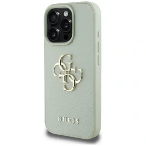 Hurtownia GSM - Etui Guess Grained Big 4G Logo Small Classic Logo do Apple iPhone 16 Pro zelený - GUE4373 - {ean13} - Hurt