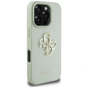 Hurtownia GSM - Etui Guess Grained Big 4G Logo Small Classic Logo do Apple iPhone 16 Pro zelený - GUE4373 - {ean13} - Hurt