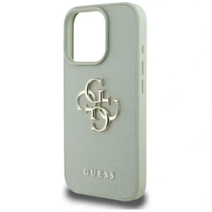 Hurtownia GSM - Etui Guess Grained Big 4G Logo Small Classic Logo do Apple iPhone 16 Pro zelený - GUE4373 - {ean13} - Hurt