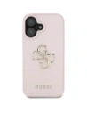 Hurtownia GSM - Guess Grained Big 4G Logo Kicsi Klasszikus Logo Apple iPhone 16 rózsaszín - GUE4374 - {ean13} - Hurt