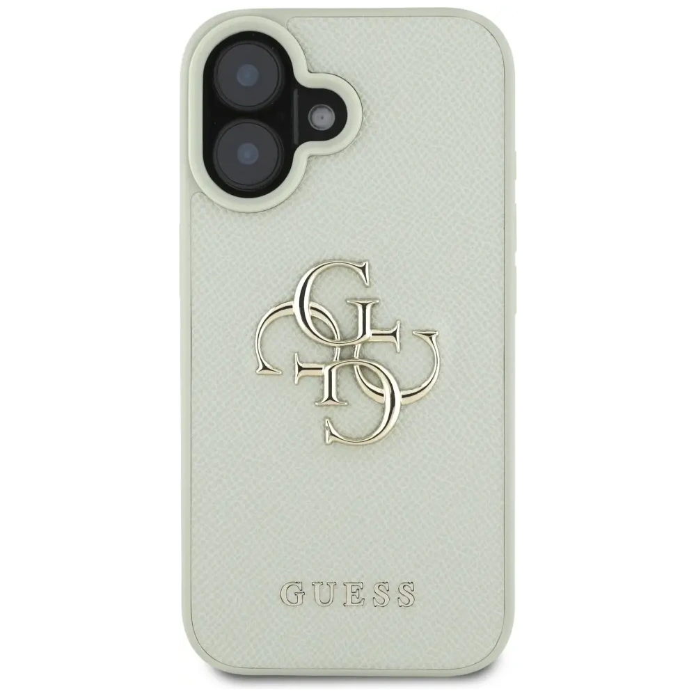 Hurtownia GSM - Etui Guess Grained Big 4G Logo Small Classic Logo do Apple iPhone 16 zielony - GUE4375 - {ean13} - Hurt