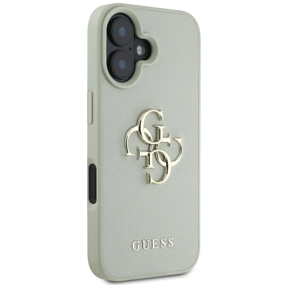 Hurtownia GSM - Etui Guess Grained Big 4G Logo Small Classic Logo do Apple iPhone 16 zielony - GUE4375 - {ean13} - Hurt