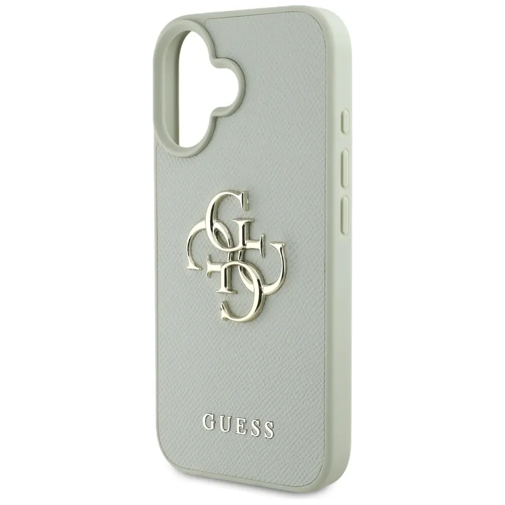 Hurtownia GSM - Etui Guess Grained Big 4G Logo Small Classic Logo do Apple iPhone 16 zelené - GUE4375 - {ean13} - Hurt