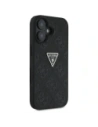 Hurtownia GSM - Guess Hot Stamp 4G Minta Háromszög Fém Logó Apple iPhone 16 fekete - GUE4376 - {ean13} - Hurt