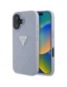 Guess Hot Stamp 4G Minta Háromszög Fém Logó Apple iPhone 16 lila