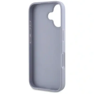 Wholesale Guess Hot Stamp 4G Pattern Triangle Metal Logo Apple iPhone 16 purple - GUE4377 - {ean13} - Hurt
