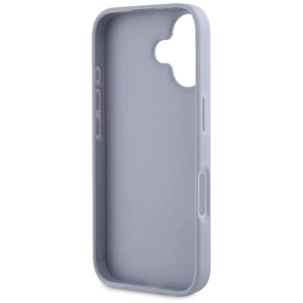 Hurtownia GSM - Guess Hot Stamp 4G Minta Háromszög Fém Logó Apple iPhone 16 lila - GUE4377 - {ean13} - Hurt