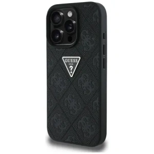 Hurtownia GSM - Etui Guess Hot Stamp 4G Pattern Triangle Metal Logo do Apple iPhone 16 Pro černé - GUE4378 - {ean13} - Hurt