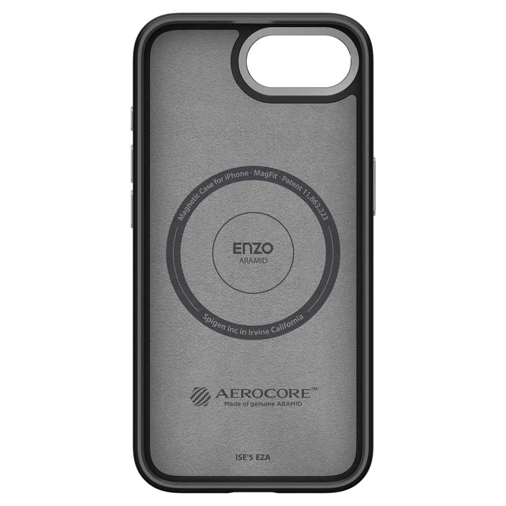 Wholesale Spigen Enzo Aramid Mag MagSafe Apple iPhone 16e Matte Black - SPN16684 - {ean13} - Hurt