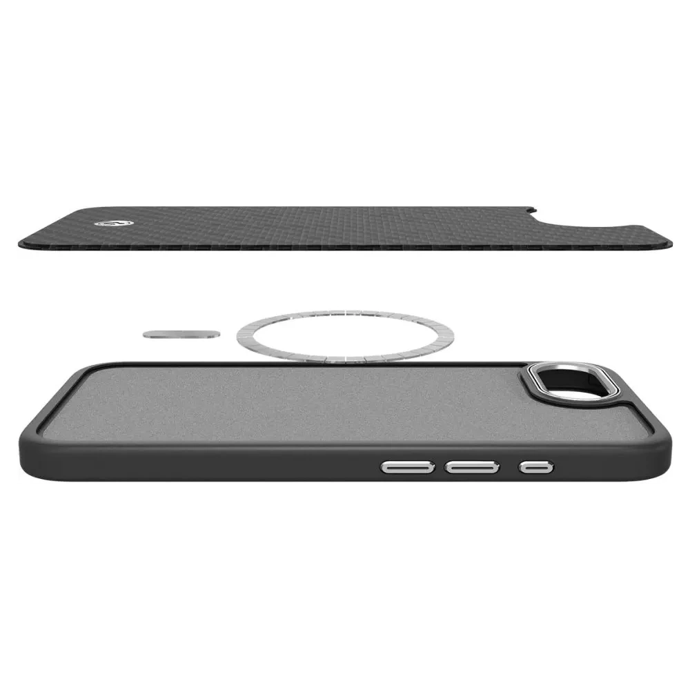 Hurtownia GSM - Spigen Enzo Aramid Mag MagSafe Apple iPhone 16e Mattschwarz - SPN16684 - {ean13} - Hurt