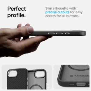 Wholesale Spigen Enzo Aramid Mag MagSafe Apple iPhone 16e Matte Black - SPN16684 - {ean13} - Hurt