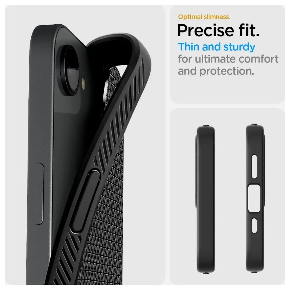 Hurtownia GSM - Etui Spigen Liquid Air Apple iPhone 16e Matte Black - SPN16685 - {ean13} - Hurt