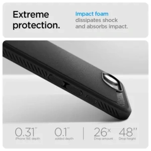 Wholesale Spigen Rugged Armor Mag MagSafe Apple iPhone 16e Matte Black - SPN16686 - {ean13} - Hurt