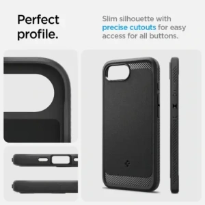 Wholesale Spigen Rugged Armor Mag MagSafe Apple iPhone 16e Matte Black - SPN16686 - {ean13} - Hurt