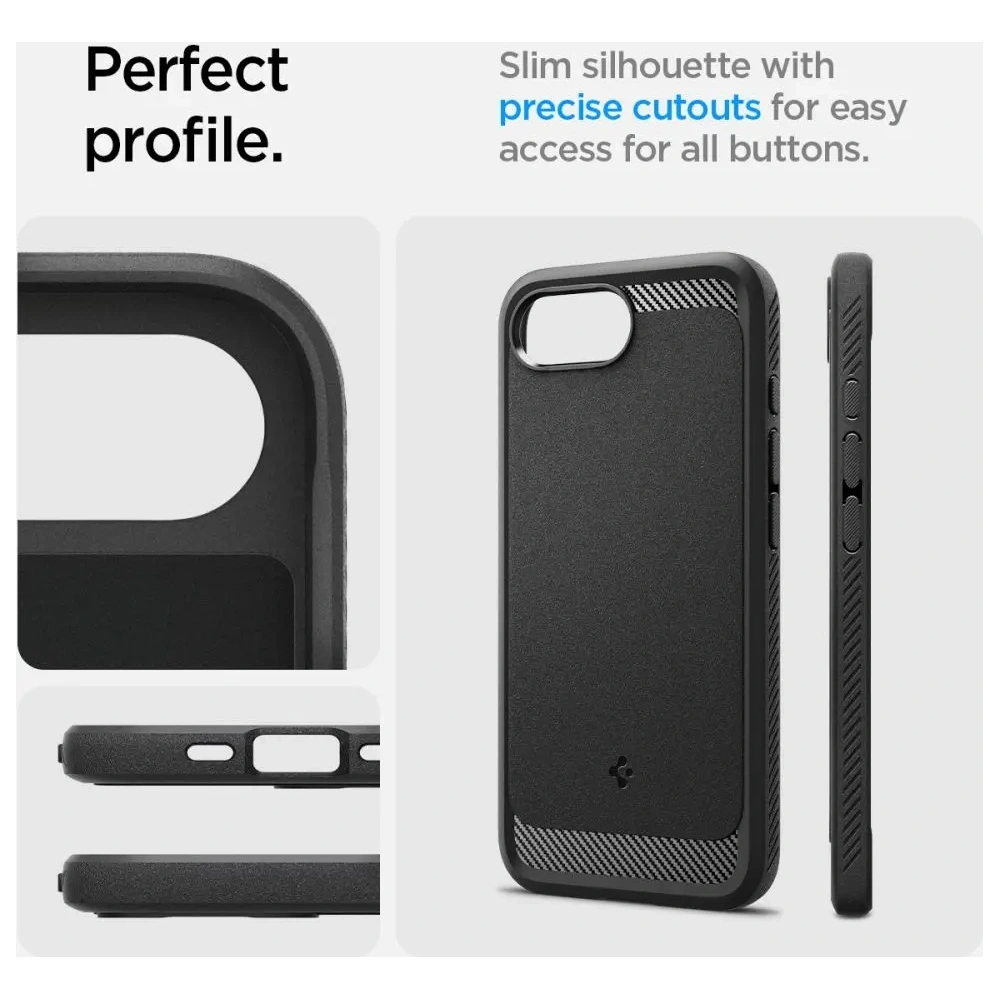 Wholesale Spigen Rugged Armor Mag MagSafe Apple iPhone 16e Matte Black - SPN16686 - {ean13} - Hurt