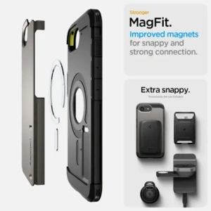 Wholesale Spigen Tough Armor Mag MagSafe Apple iPhone 16e Gunmetal - SPN16688 - {ean13} - Hurt
