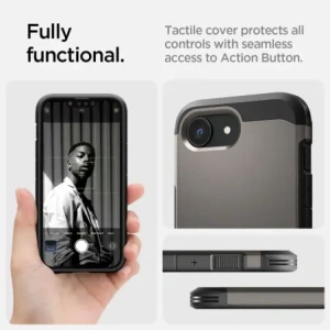 Wholesale Spigen Tough Armor Mag MagSafe Apple iPhone 16e Gunmetal - SPN16688 - {ean13} - Hurt