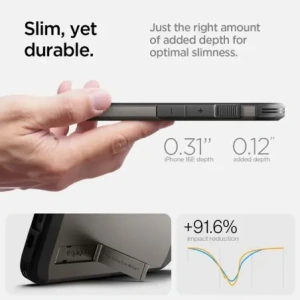 Wholesale Spigen Tough Armor Mag MagSafe Apple iPhone 16e Gunmetal - SPN16688 - {ean13} - Hurt