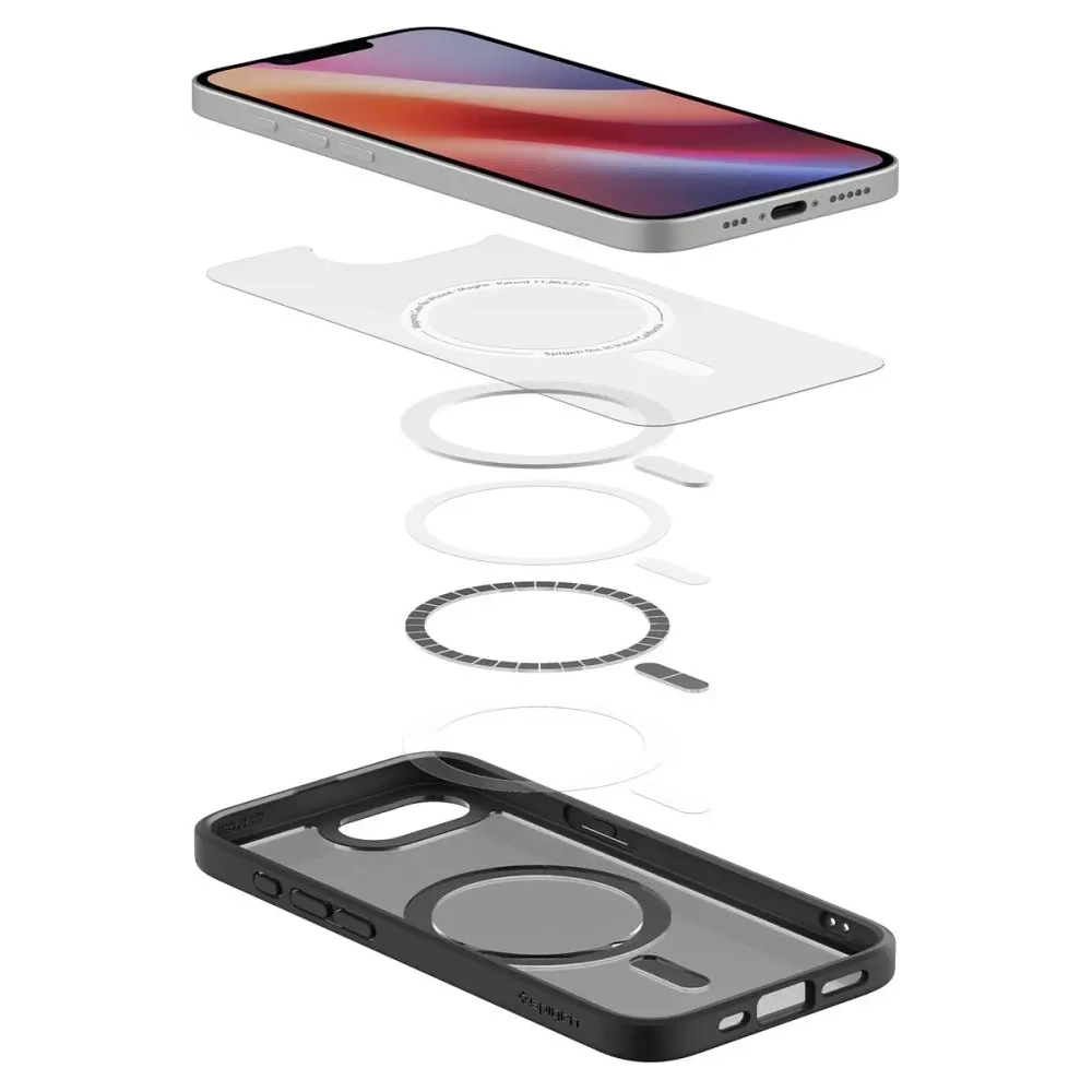 Hurtownia GSM - Etui Spigen Ultra Hybrid Mag MagSafe Apple iPhone 16e Frost Black - SPN16690 - {ean13} - Hurt