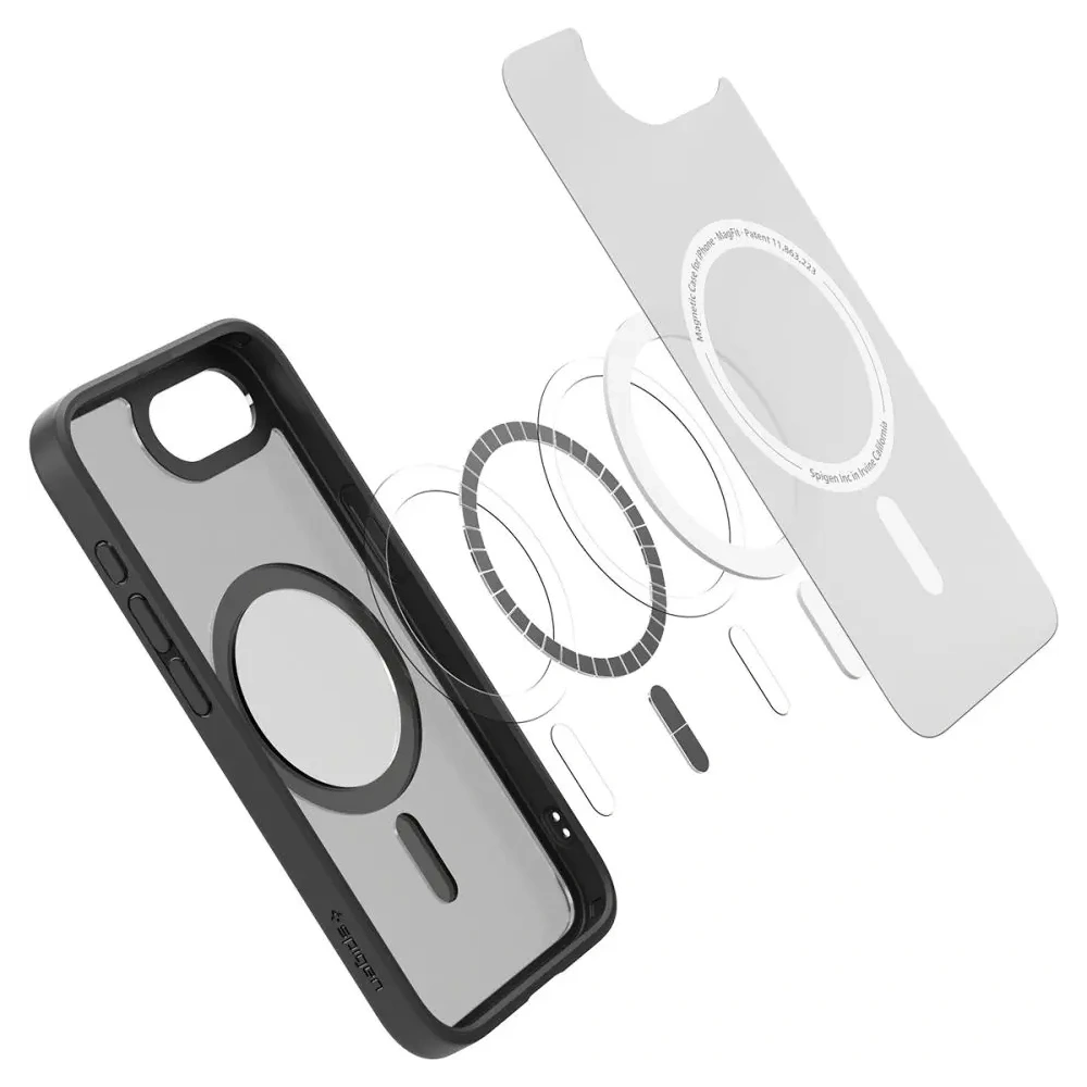 Hurtownia GSM - Etui Spigen Ultra Hybrid Mag MagSafe Apple iPhone 16e Frost Black - SPN16690 - {ean13} - Hurt