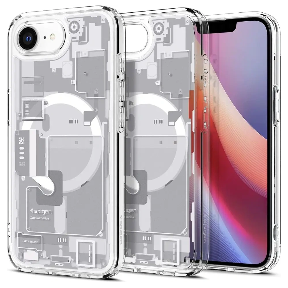 Hurtownia GSM - Etui Spigen Ultra Hybrid Mag MagSafe Apple iPhone 16e Zero One White - SPN16691 - {ean13} - Hurt