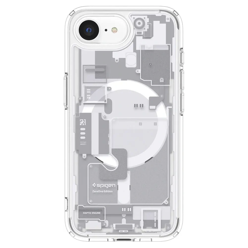 Hurtownia GSM - Etui Spigen Ultra Hybrid Mag MagSafe Apple iPhone 16e Zero One White - SPN16691 - {ean13} - Hurt