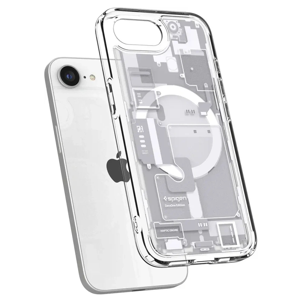 Hurtownia GSM - Etui Spigen Ultra Hybrid Mag MagSafe Apple iPhone 16e Zero One White - SPN16691 - {ean13} - Hurt