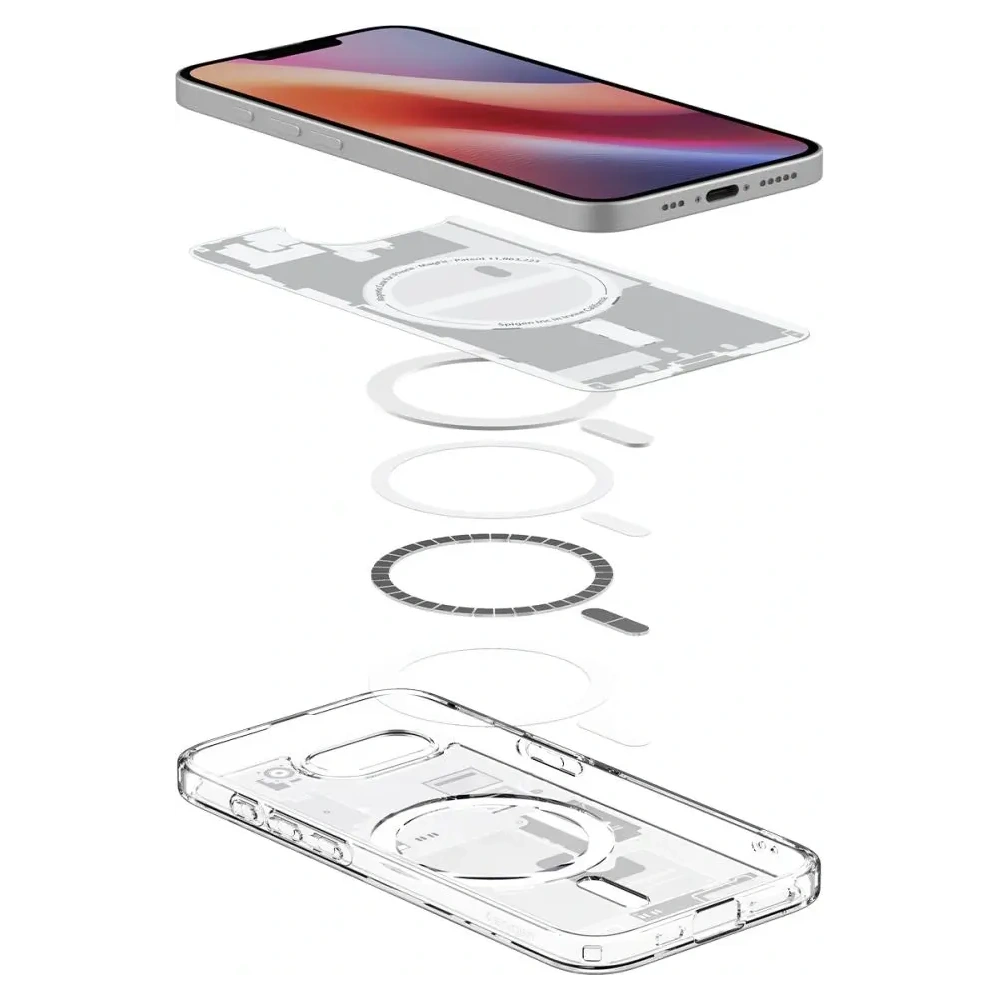 Hurtownia GSM - Spigen Ultra Hybrid Mag MagSafe Apple iPhone 16e Zero One Weiß - SPN16691 - {ean13} - Hurt