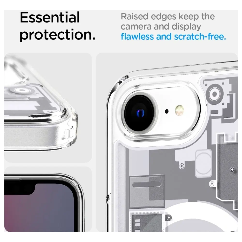 Hurtownia GSM - Etui Spigen Ultra Hybrid Mag MagSafe Apple iPhone 16e Zero One White - SPN16691 - {ean13} - Hurt