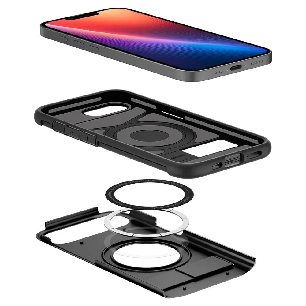 Hurtownia GSM - Etui Spigen Slim Armor Mag MagSafe Apple iPhone 16e Black - SPN16693 - {ean13} - Hurt