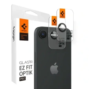 Wholesale Spigen Optik Pro Glas.tr ez Fit Camera Protector Apple iPhone 16e Black [2 PACK] - SPN16694 - {ean13} - Hurt