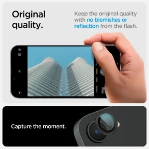 Wholesale Spigen Optik Pro Glas.tr ez Fit Camera Protector Apple iPhone 16e Black [2 PACK] - SPN16694 - {ean13} - Hurt