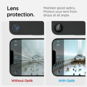 Wholesale Spigen Optik Pro Glas.tr ez Fit Camera Protector Apple iPhone 16e Black [2 PACK] - SPN16694 - {ean13} - Hurt