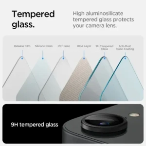 Wholesale Spigen Optik Pro Glas.tr ez Fit Camera Protector Apple iPhone 16e Black [2 PACK] - SPN16694 - {ean13} - Hurt